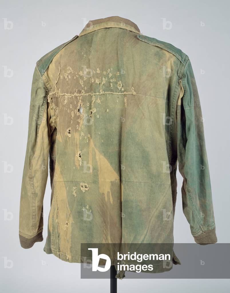 "Smock Denison modello dirompente indossato dal tenente Timothy Hall" 1944 di British School