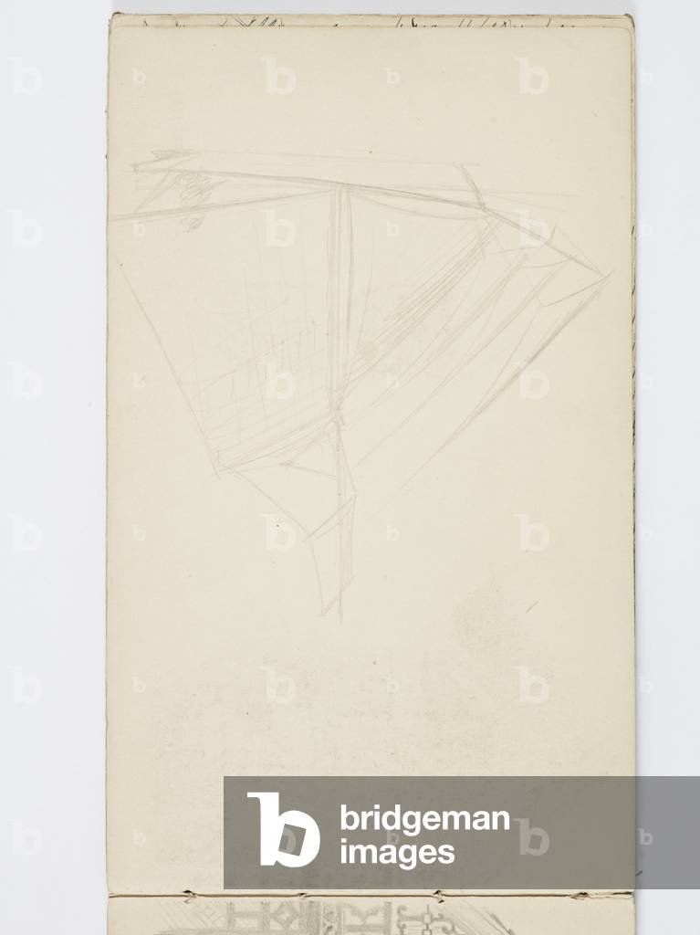 Bristol carnet de croquis 1908 par Henri Gaudier-Brzeska, b/w