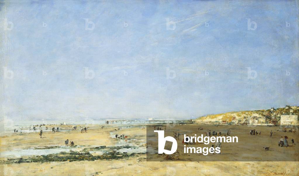 Bild von Gemälde "Trouville", 1890 von Eugene Louis Boudin