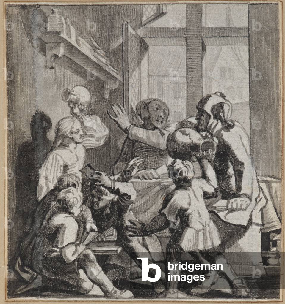 The Scandal-Giving Fool, 1660-86 (pennello e inchiostro indiano su carta)