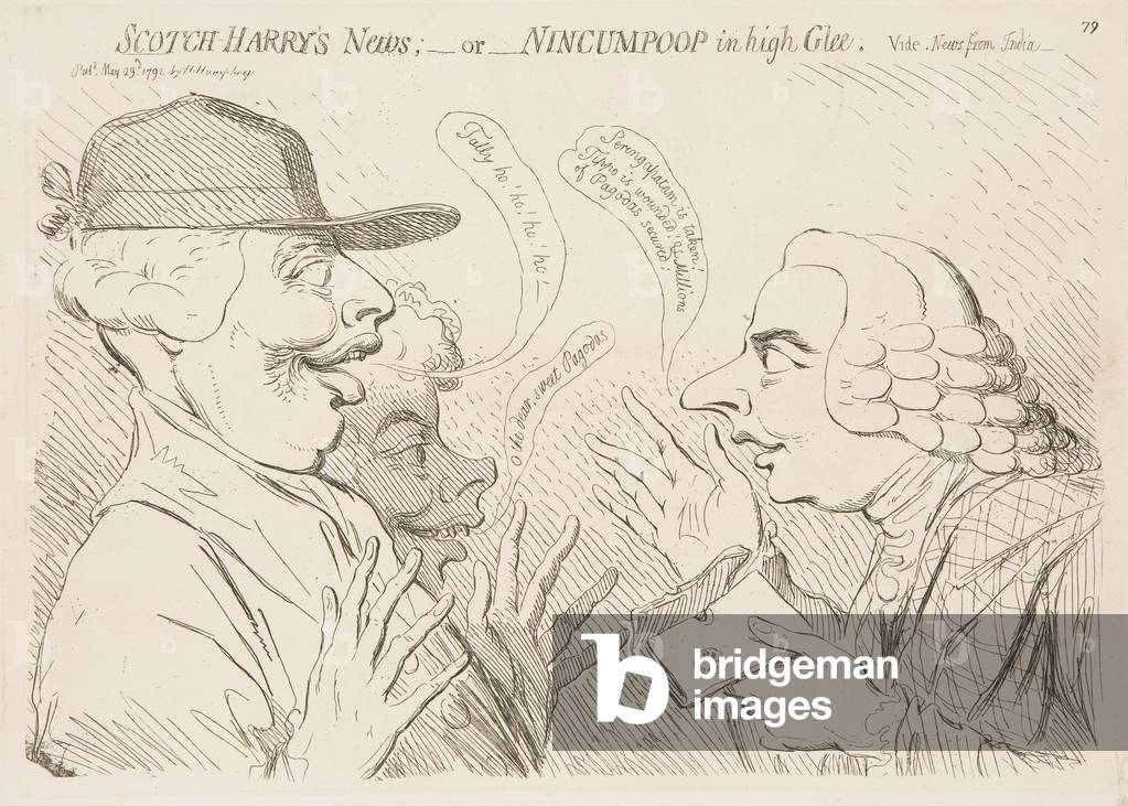 Scotch Harry's News, oder Nincumpoop in High Glee, herausgegeben von Humphrey, 23. Mai 1792
