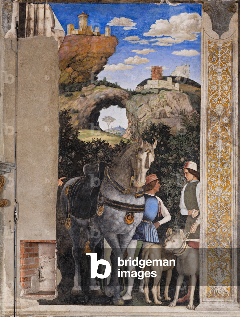 Image of Ducal Palace: south-west wall of the Bridal Chamber or Camera ...