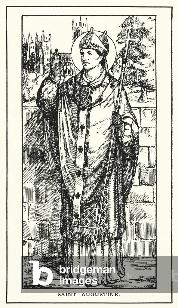 Immagine di Incisione "Sant'Agostino (incisione)" di English School