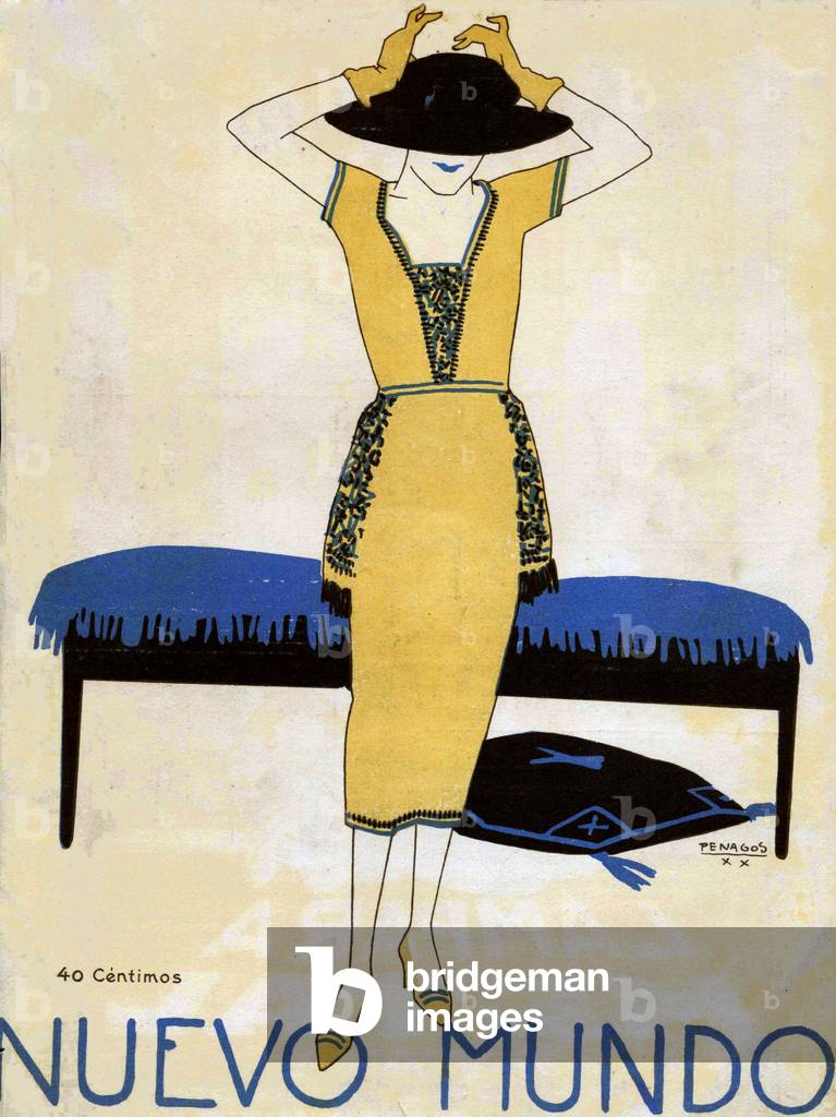 Image of Print depicting Nuevo Mundo Magazine Cover 1929