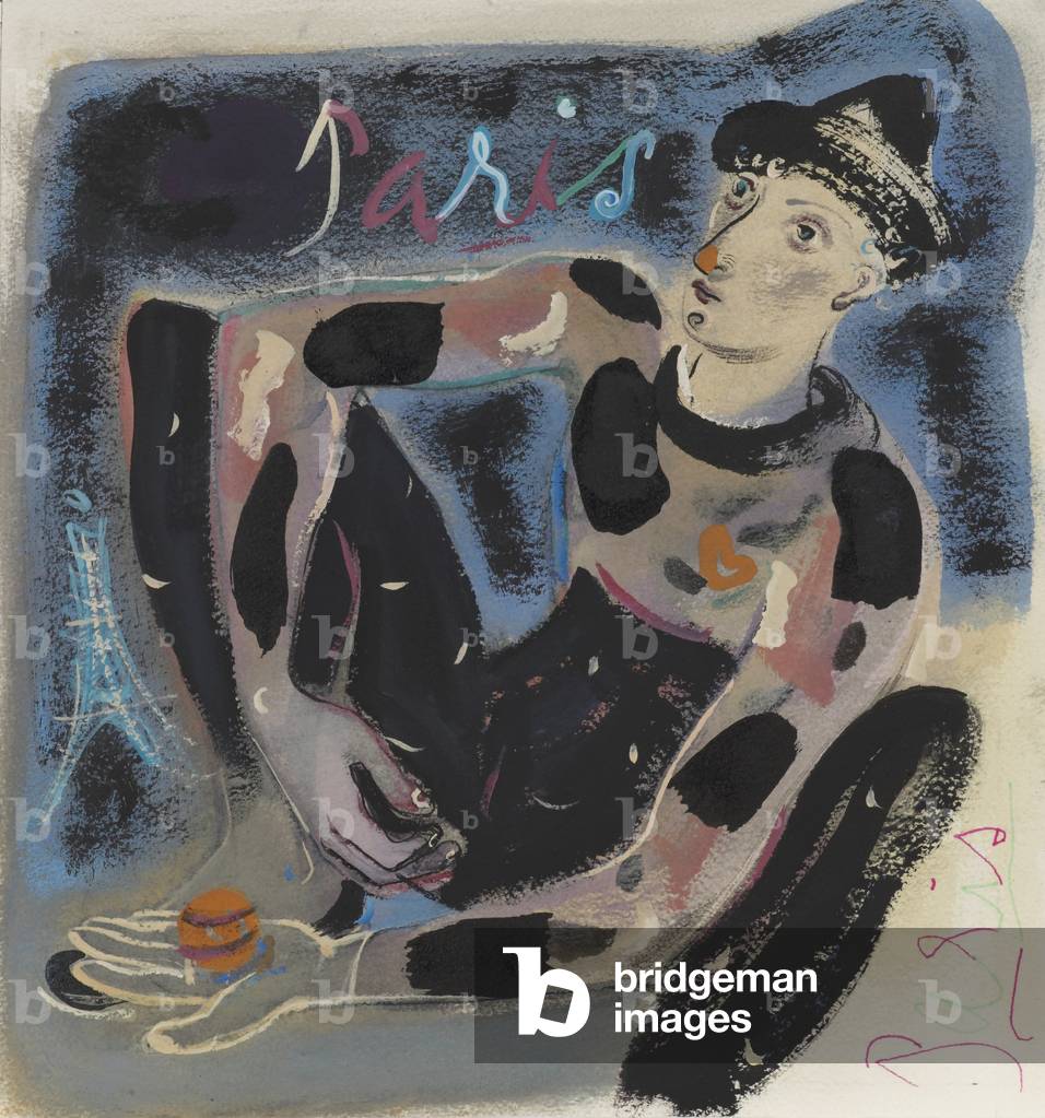 Paris (w/c & gouache auf Papier)