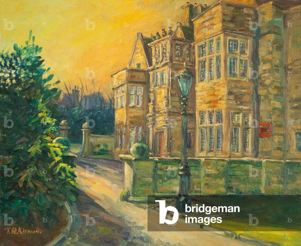 Immagine di Dipinto "Galleria d'arte Haworth (olio su tela)" di Terry Kirman