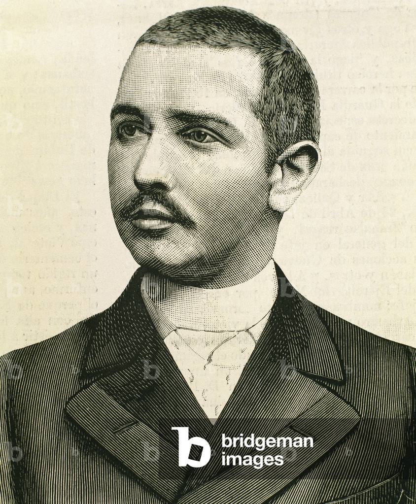 "Abbas II d'Egitto (1874-1944). Ultimo Khedive di Egitto e Sudan (1892-1914). Incisione."
