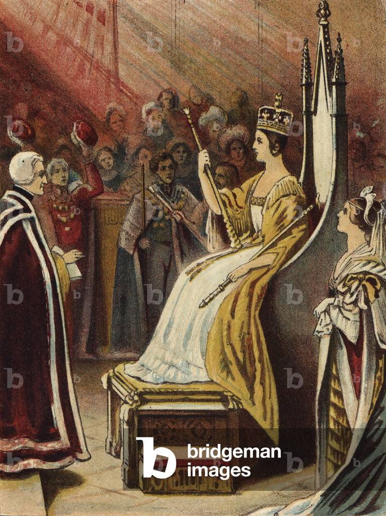 "l'incoronazione di regina Vittoria" di English School