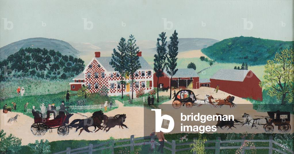 Dopo il matrimonio, 1942 (olio su masonite)