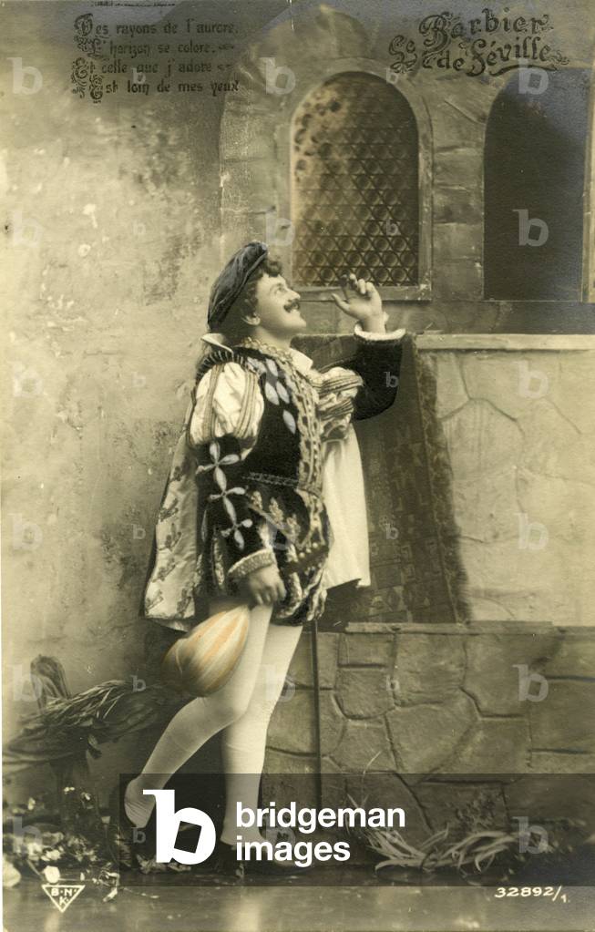 Il barbiere di Siviglia di Rossini (cartolina)