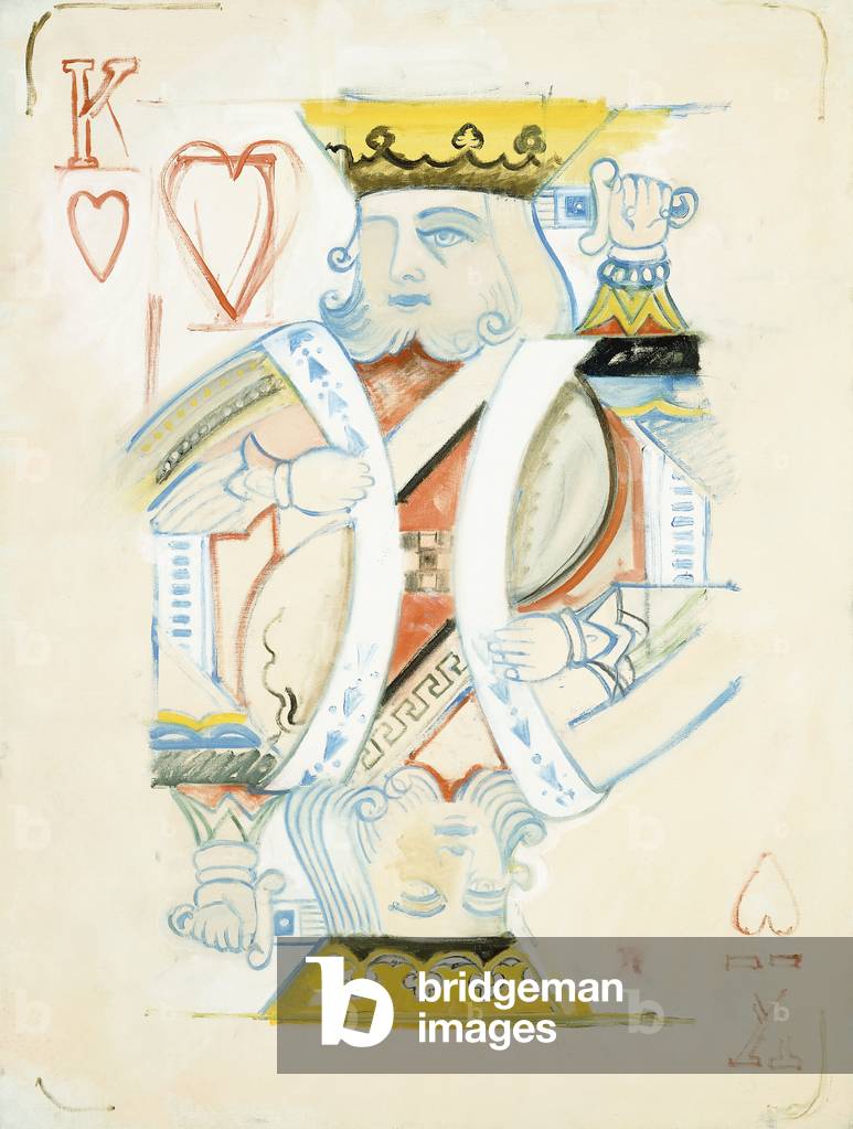 Bild von Gemälde "der könig von herzen", 1964 von Larry Rivers