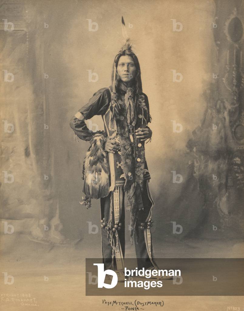 Pete Mitchell (DustMaker) -Ponca-, 1898 (Platin Palladium print)