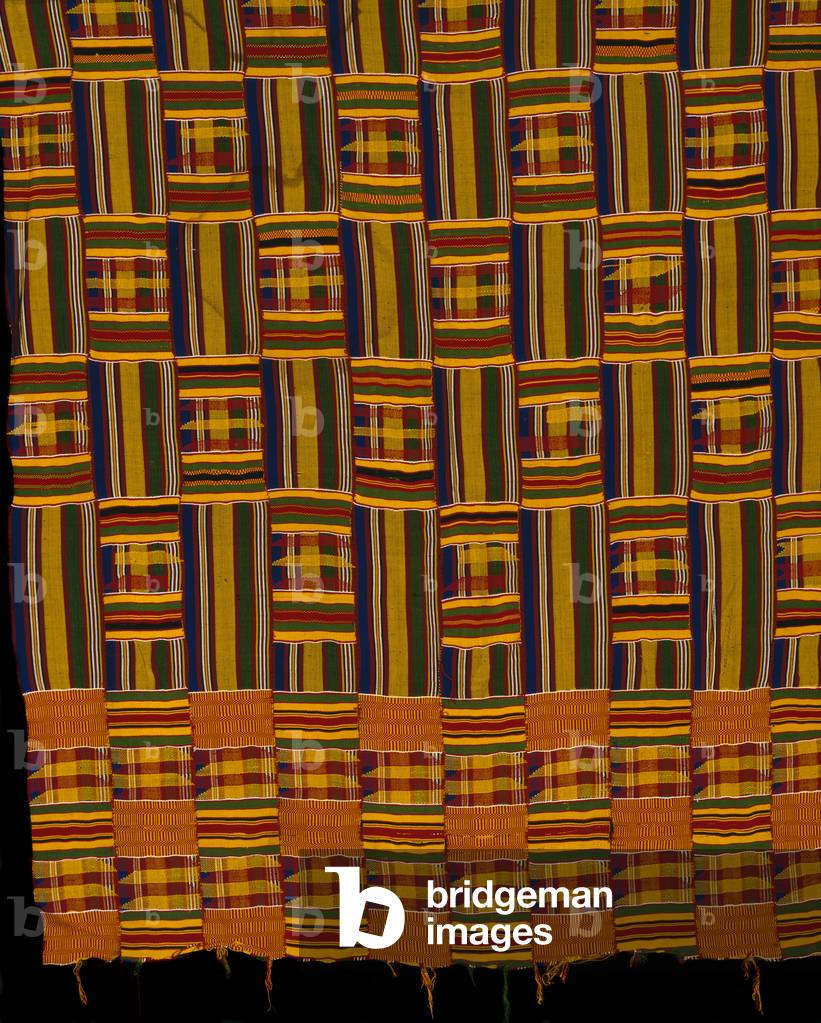Bild von Textil & Mode "Kente Tuch" 1940 von Asante Culture