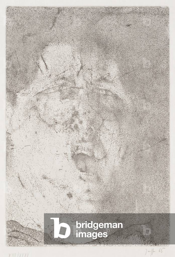 Selbstbildnis, or Self Portrait, 1965 (etching)