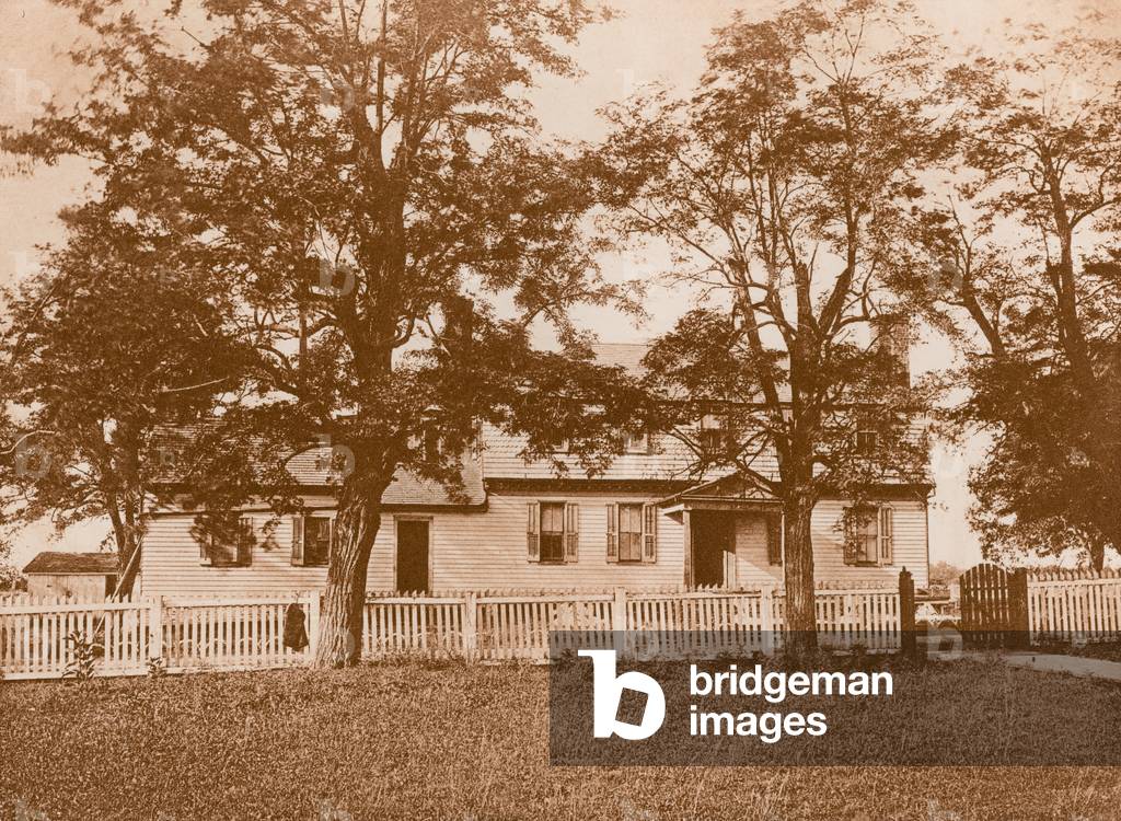 Image of Photography depicting The Moore House by American Artist, b/w