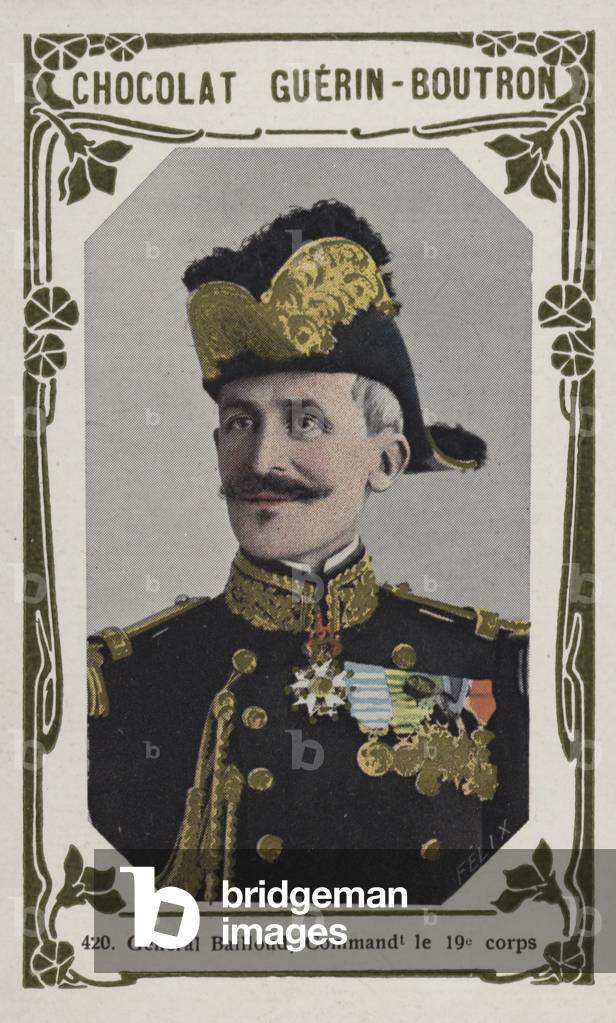 General Bailloud, Kommandant des 19. Korps (Farbfoto)