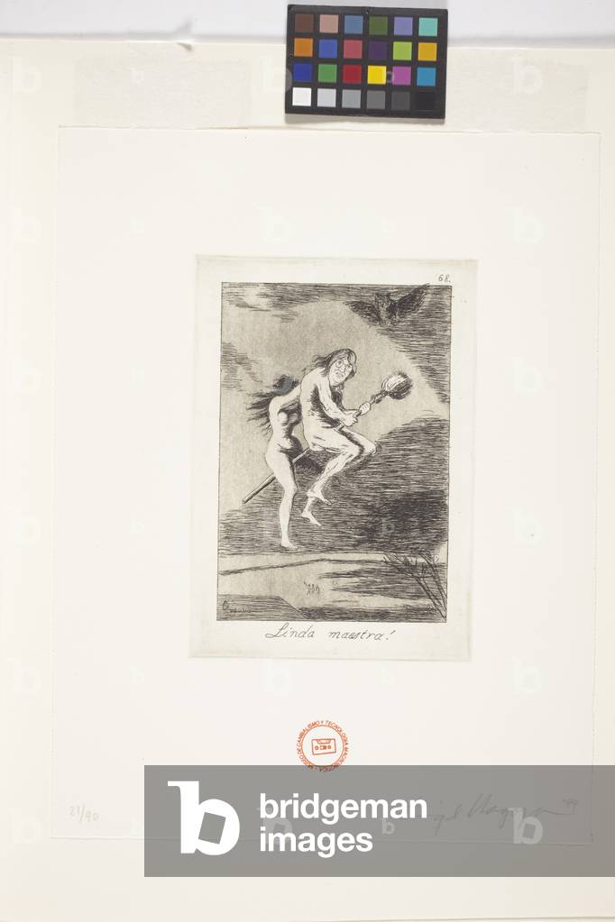 Linda Maestral ! (Pretty Teacher) (gravure et aquatint)