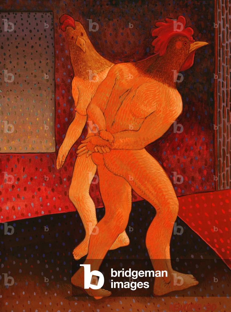 Paseo, 1990 (caséine)