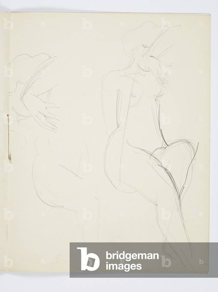 Immagine di Disegno "Blocco da disegno" di Christopher Wood, b/w