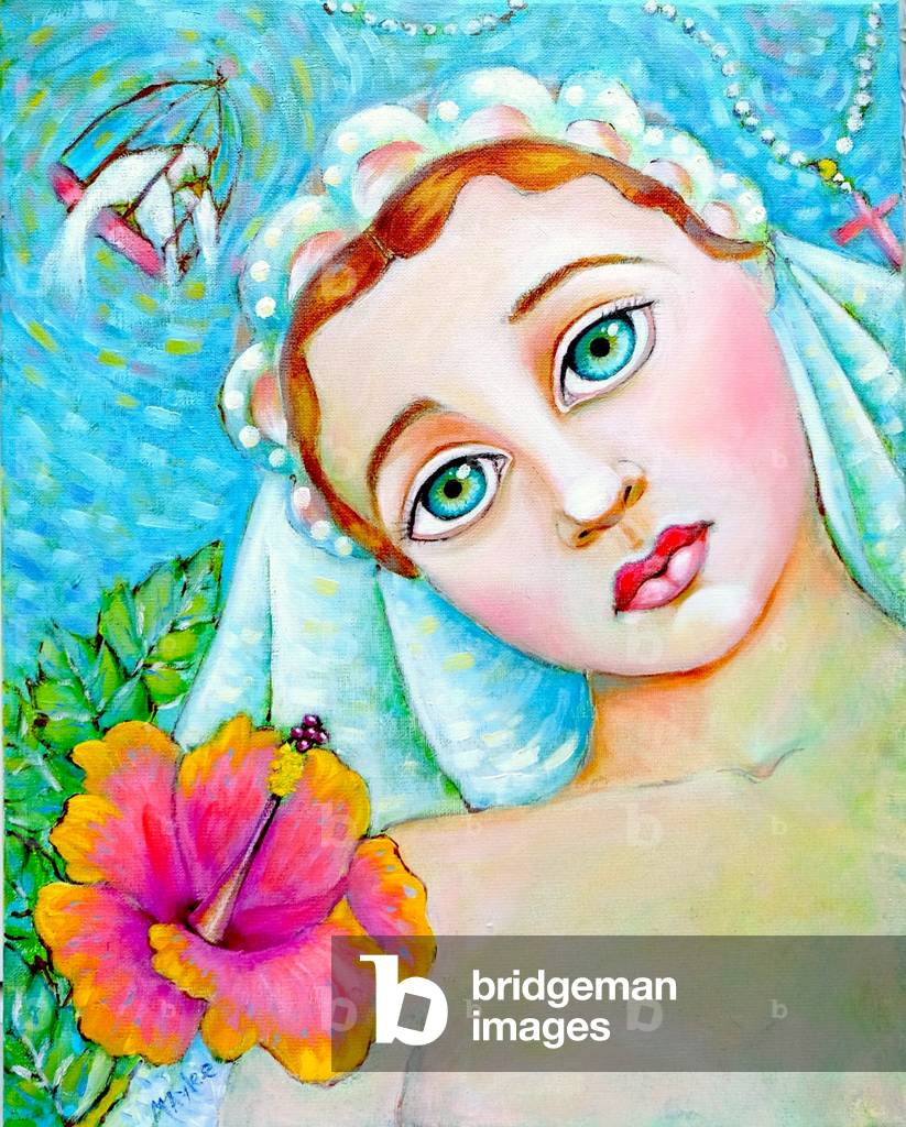 Die Braut, 2021 (Öl auf Leinwand)