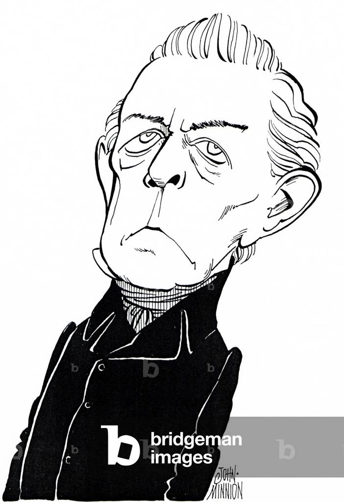 Caricatura di Franz Adolf Berwald di J.