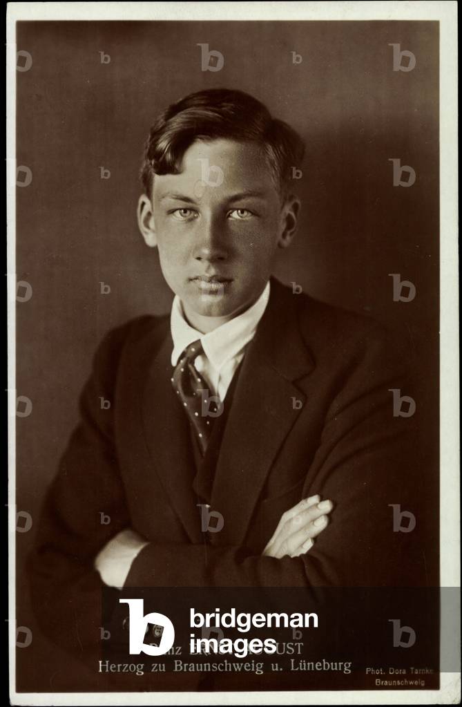 Immagine di Fotografia "Ak Principe Ernst August Herzog zu Braunschweig Lüneburg (foto b/n)" di German Photogr