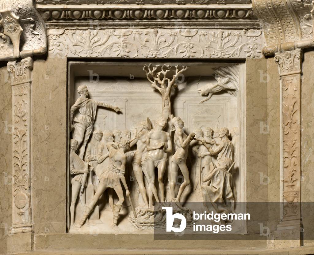 Pulpito Nord, Giovanni Antonio Piatti e Giovanni Antonio Amedeo 1479, Mario Audiface e Abacone sottoposti al s