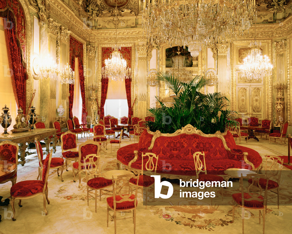 Le Grand Salon of Napoleon III in the Palais du Louvre, Paris …