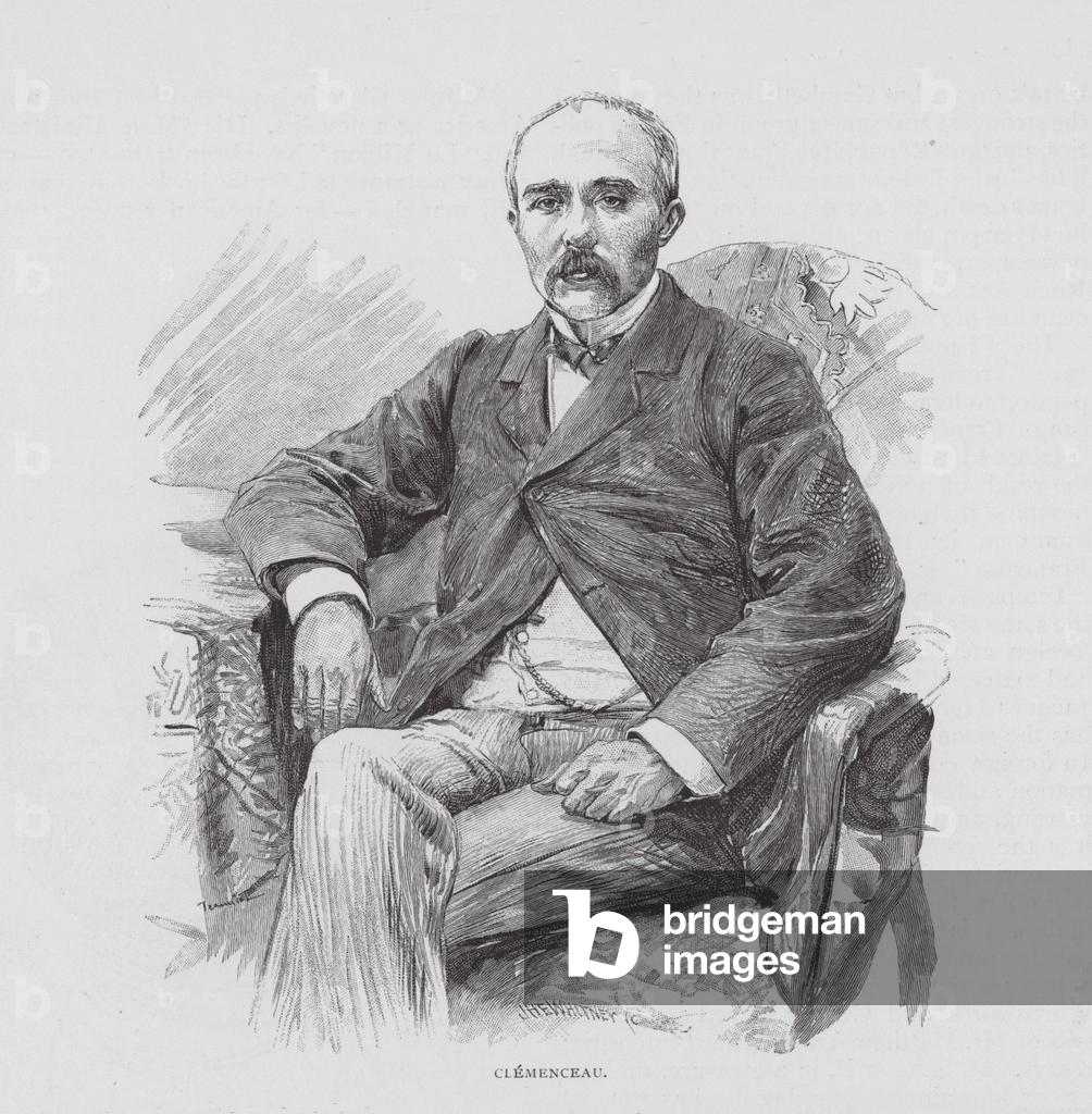 Bild von Druck "Clemenceau (Litho)" 1801 von American School