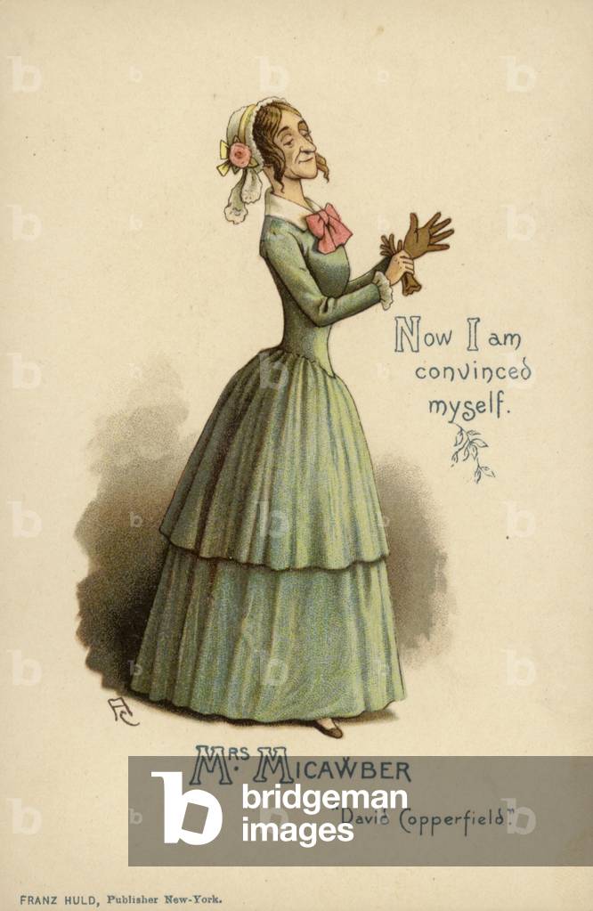 Immagine di Stampa "La signora Micawber" di American School