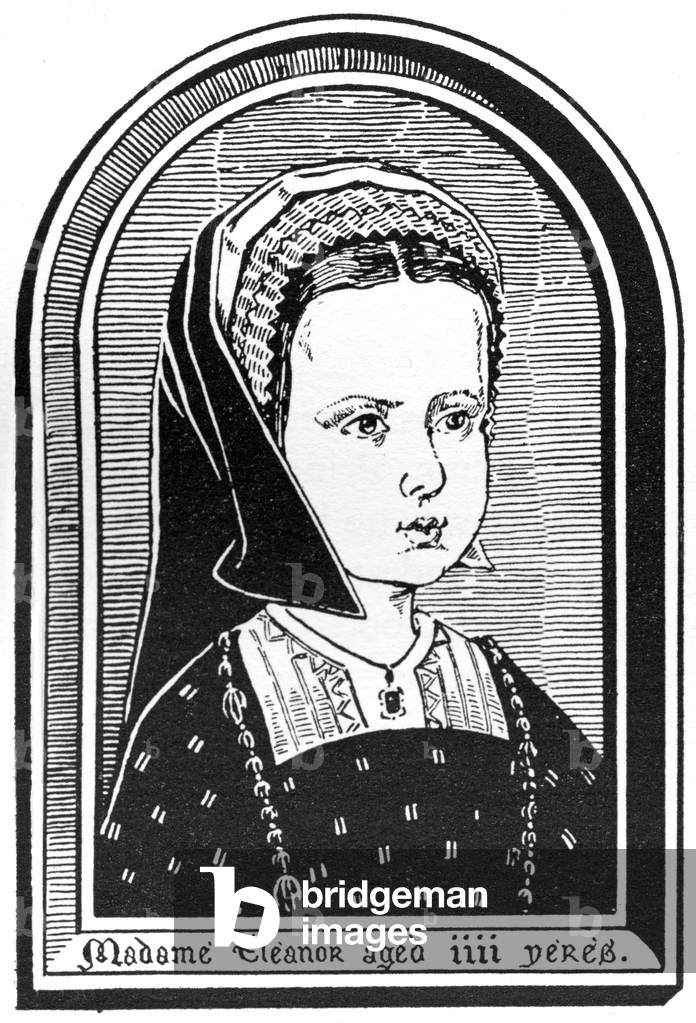 "Eleanor von Österreich", b/w