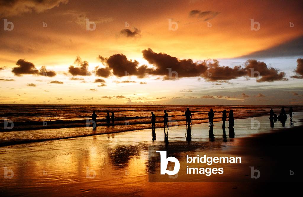 Bild von Fotografie "Der längste Teil des ununterbrochenen Strandes der Welt hat Cox's Bazar"