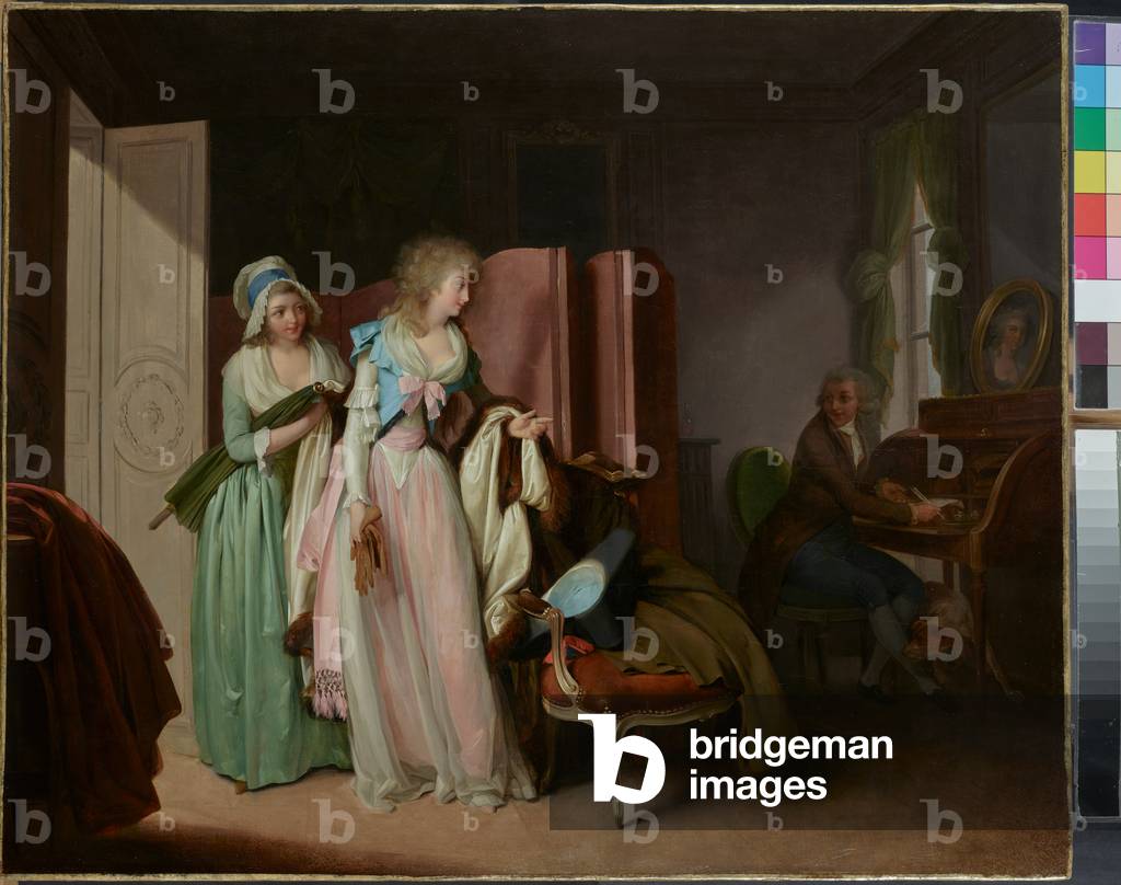 Immagine di Dipinto "La visite rendue (La visita ritornata)" 1789 di Louis Leopold Boilly