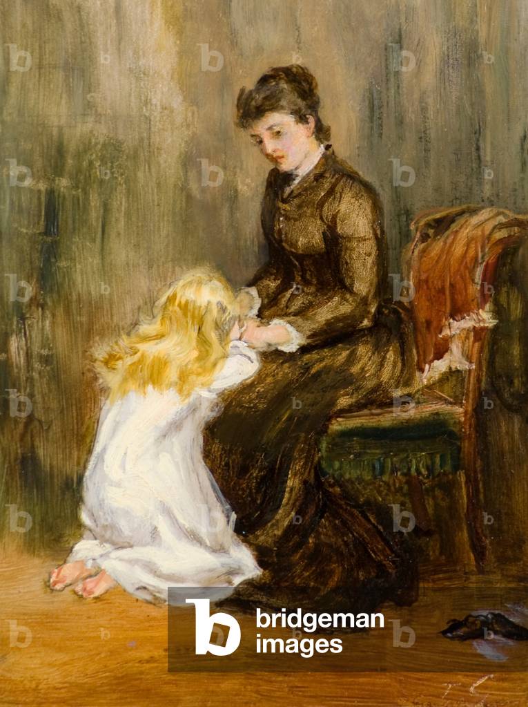 Preghiera, sec. XIX (olio su tela)