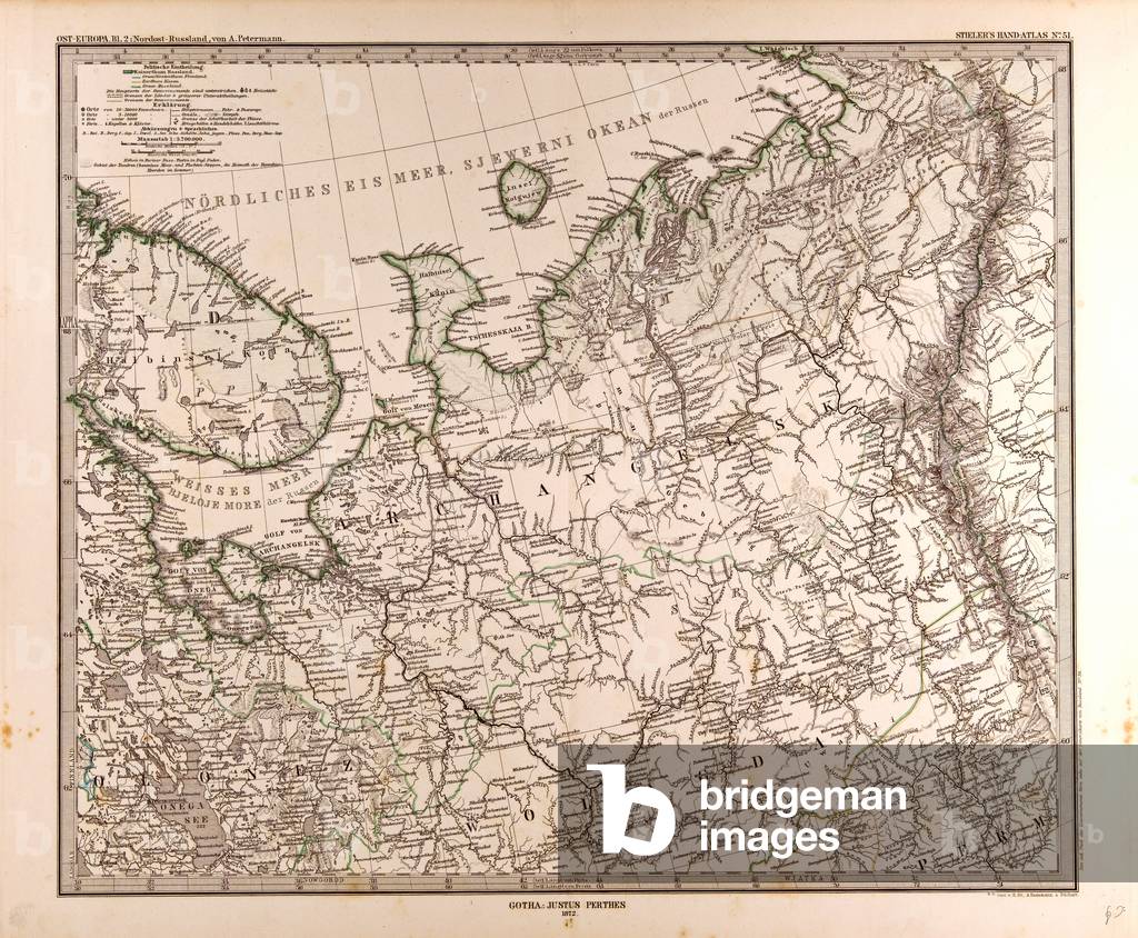 "Mappa dell'Europa orientale", 1873 di German School