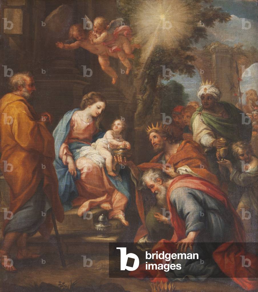 Image of Painting depicting The Adoration of the Magi by Giuseppe Bartolomeo Chiari