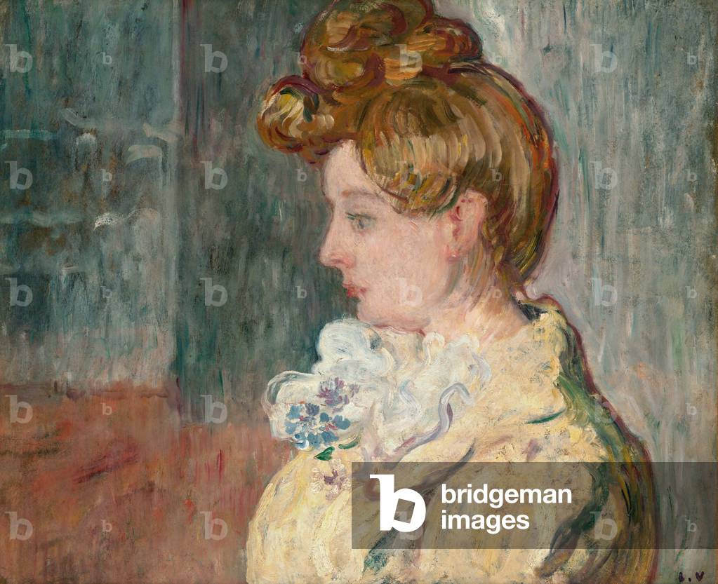 frau bei dem Moulin Rouge, c. 1902 (öl auf papier)