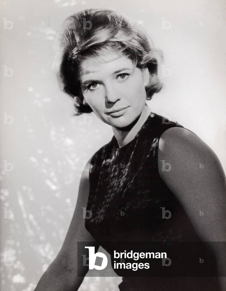 L'attrice austriaca svizzera Christiane Hoerbiger, Germania intorno al 1961 (foto in b/n)