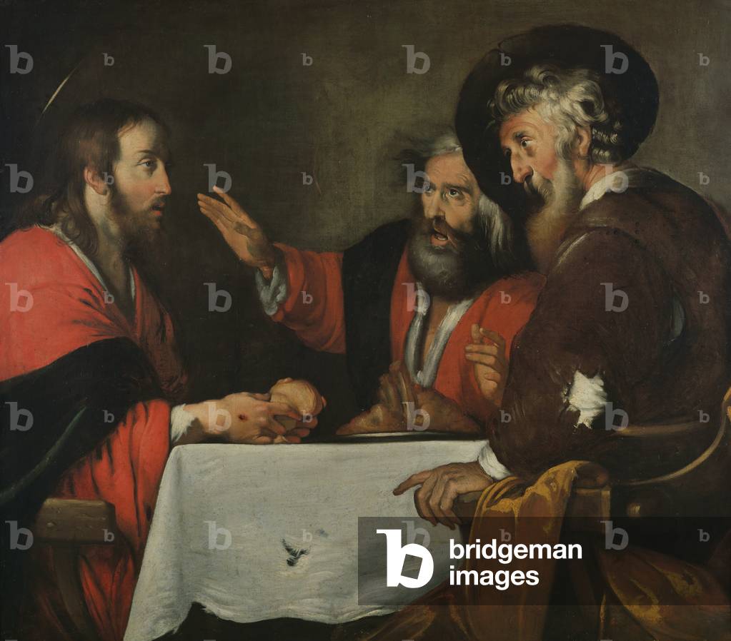 The Supper at Emmaus (oil on canvas) 