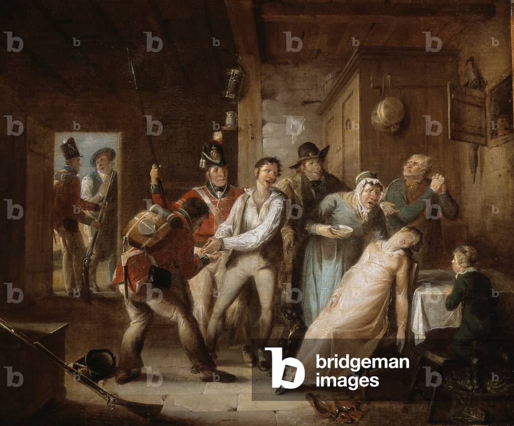 Il disertore catturato, 1815 circa (olio su tela)