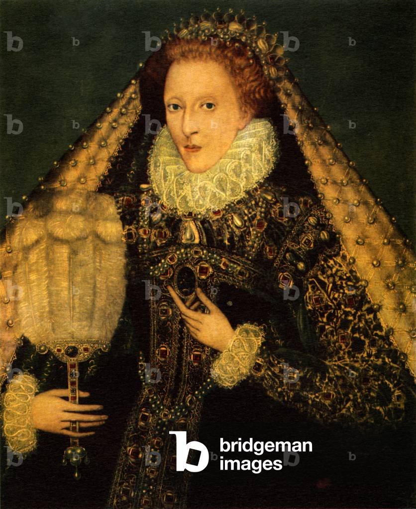 Portrait of queen Elizabeth I of England (print)