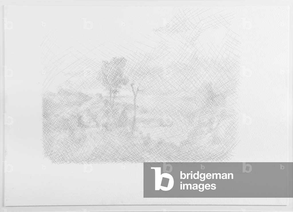 Landscape After Lotto, 2009 (Pencil on Paper)