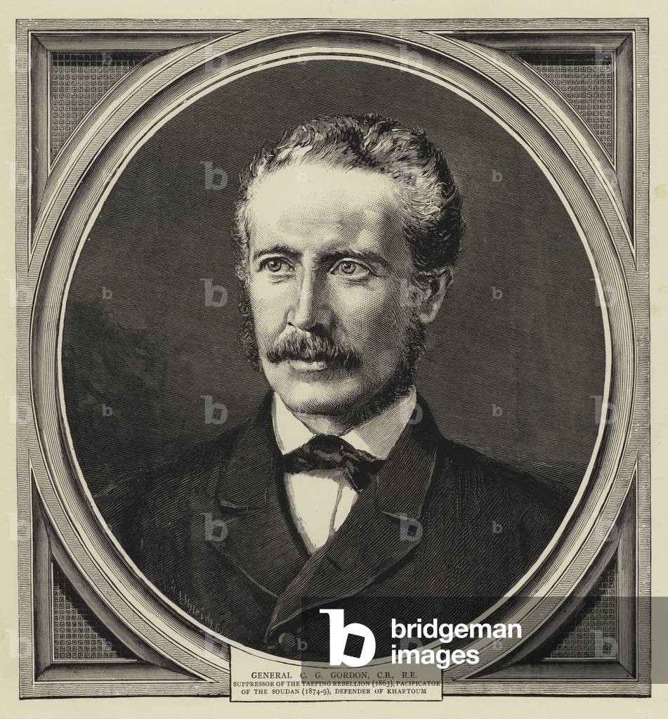 General C G Gordon, CB, RE (Gravur)