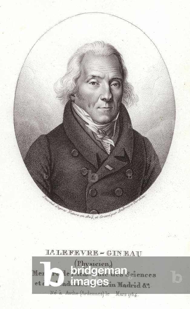 "Louis Lefèvre? Gineau (Gravur)" 1801 von French School
