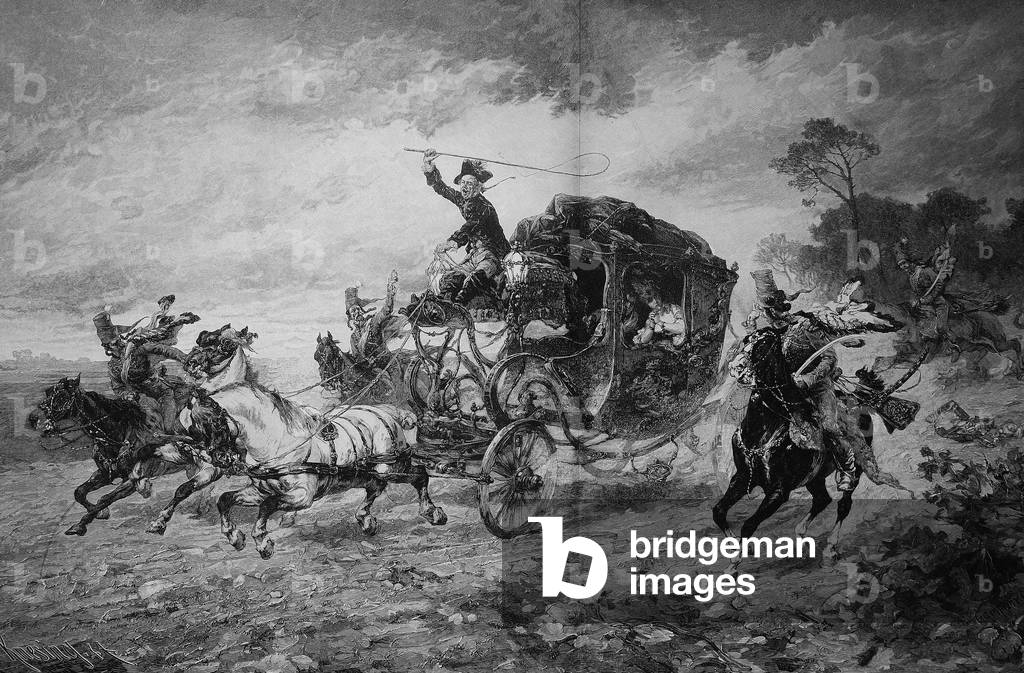 L'arresto della contessa Cosel al confine sassone-polacco