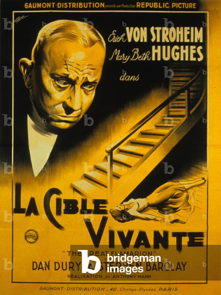 La cible vivante de anthonymann avec Erich Von Stroheim et Mary Beth Hughes 1945