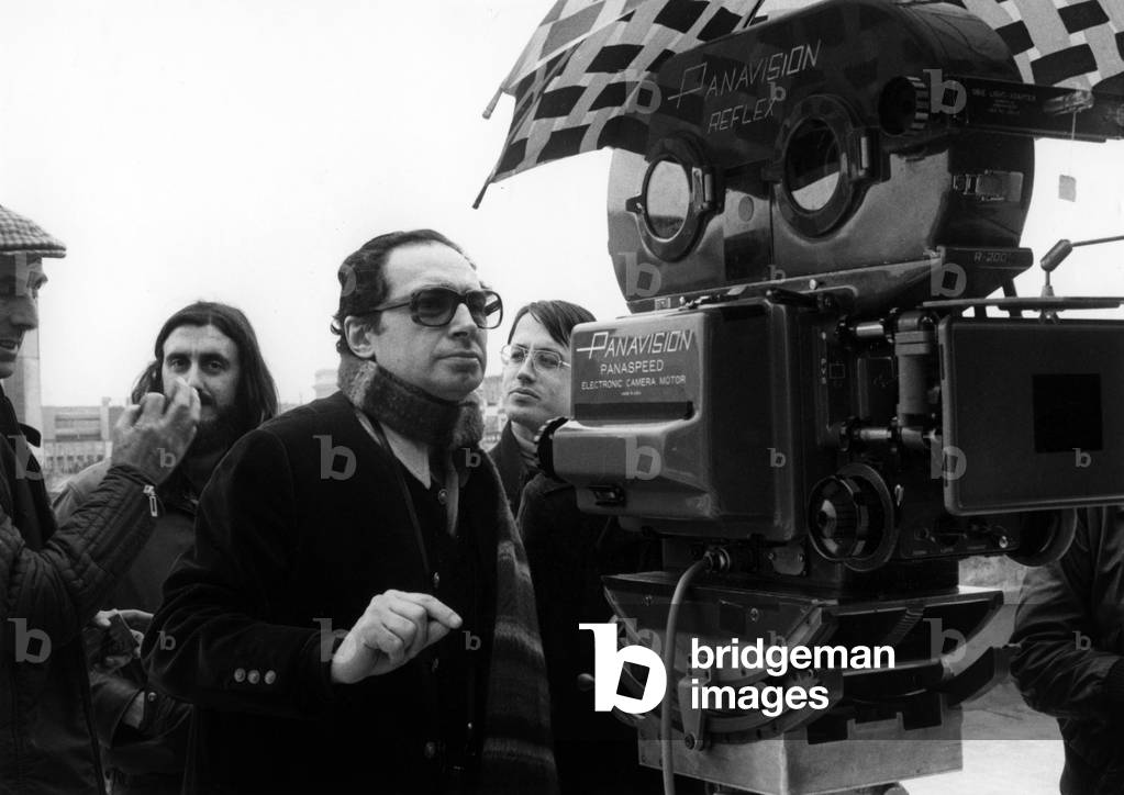 Jean-Charles Tacchella on set of I have loved you for a long time, 1979