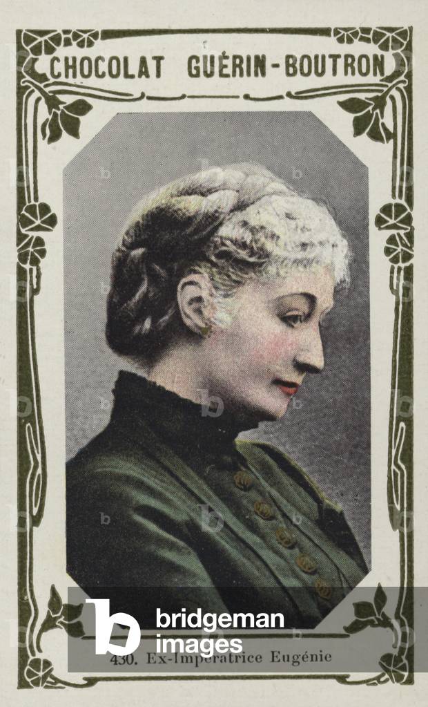 Immagine di Stampa "Ex-Imperatrice Eugenie (foto a colori)" 1801 di French School
