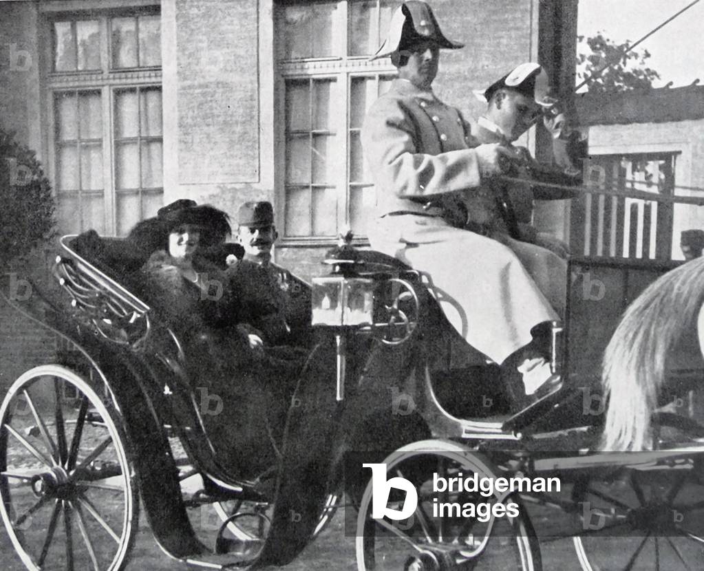 Immagine di Fotografia "L'imperatore austriaco Carlo I e l'imperatrice Zita" 1918 di Unknown photographer, b/w