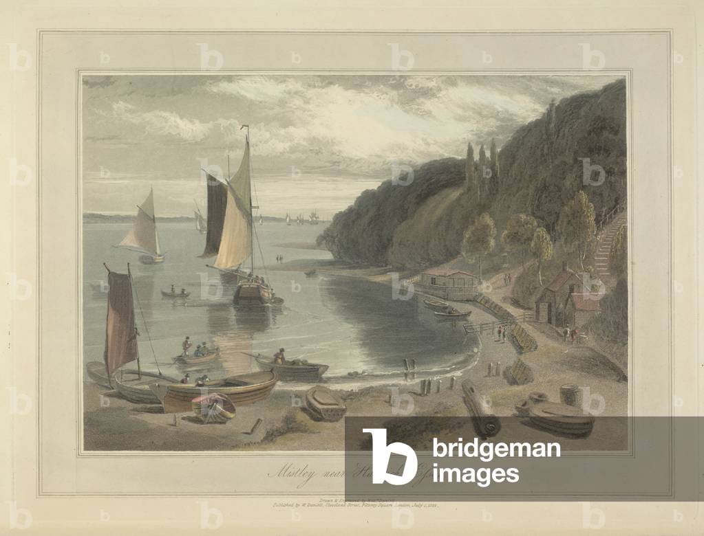 Mistley - vicino Harwich - Essex paesaggi costieri intorno alla Gran Bretagna.